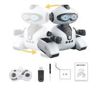 Robot De Juguete Para Niños Y Niñas,Robots De Control Remoto Para Niños - Robot inteligente con detección de gestos y ojos LED,Juguete interactivo de programación de canciones de baile con robot con d