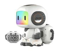 Robot de Juguete | Programable Inteligente Interactivo Recargable | Juguetes Interactivos De Robot Con Control Remoto - para Niños Niñas Familia Casa Escuela Juego Viaje Camping de Cumpleaños