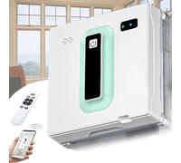 Robot de limpieza de ventanas, limpiador automático de ventanas con doble pulverización de agua con potencia de succión de 2800 pa, anticaídas, detección de bordes, control de aplicación