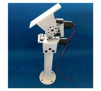 Robot de monitoreo de seguimiento Solar, cardán de doble eje CC, bricolaje, alta resistencia, alto par, totalmente metálico, eje X, eje Y Fácil de usar para principiantes y profesionales