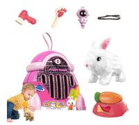 Robot de Peluche Interactivo | Mascota Electrónica en Movimiento con Funcionamiento a Pilas,Animal Interactivo Que Camina - Para Niños Niñas Familia Amigos Jóvenes Adolescentes Cumpleaños Navidad Días