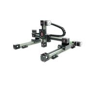 Robot de pórtico RXPXYZ-L-45, fresadora con plataforma XYZ, mesa motorizada de 3 ejes, guía de correa de movimiento lineal con motor paso a paso(Guide,200mm)