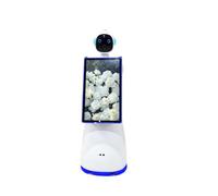 Robot de servicio interactivo, quiosco fotográfico AI con pantalla táctil grande, movimiento autónomo para hoteles, hospitales, centros comerciales, tecnología de última generación para una mejor