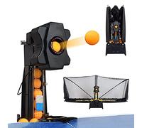Robot de tenis de mesa con 36 bolas giratorias, máquina automática de ping pong, ideal para practicar y entrenar, incluye lanzador automático de pelotas