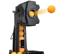 Robot de tenis de mesa con clip con colector automático de pelotas, máquina programable para práctica en solitario, ayuda de entrenamiento portátil para el hogar y el club