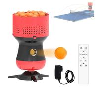 Robot de Tenis de Mesa, Lanzador automático de Pelotas de Ping Pong, Reserva de 90 Pelotas con depósito extraíble, Ideal para Entrenamientos Individuales y sesiones de Coaching.