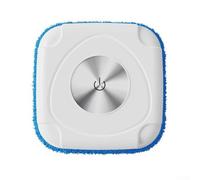 Robot de trapeador inteligente con doble funcionalidad de limpieza en seco y húmedo para suelos duros y alfombras de pelo bajo 3.7V 2A 800mAh Batería (blanco)