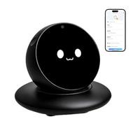 Robot De Voz Inteligente Con Ia for El Salpicadero Del Coche, Compañero Electrónico Interactivo Activado Por Voz Asistente De Conducción Inteligente Manos Libres, Simpático Gadget De Viaje(Negro)