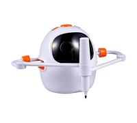 Robot Dibujante Inteligente para Niños,Juguete Educativo de Aprendizaje - Juguetes Robot con 100 Tarjetas y 5 Marcadores,para Cumpleaños Hogar Escuela Aula Sala de Juegos Fiesta Niños de 3 a 12 Años