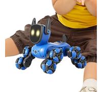 Robot Dog - Educational Electric Dancing Toy, Creative Remote Control Pet, 8 Wheel Walking Robot, Fun Interactive Playmate | Smart Entertainment Gift For Kids Boys Girls Birthday Party Learning