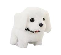 Robot Dog Plush - Mobile Interactive Boodwood con función de sonido | Robot Pet Toy para Les, juego de aprendizaje lindo con movimiento y ladrido, regalo perfecto para J