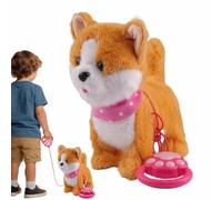 Robot Dog Toy - Interactive Plush Walking Puppy with Music for Kids Play