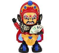 Robot Eléctrico de Juguete Que Cambia la Cara con Luz LED y Música - Automático y Manual - Muñeca China Tradicional para Niños - Regalo Educativo Interactivo (Cambiar de Cara)