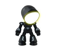 Robot Figurine Lamp - LED Night Light Decor | Cute Desktop Ornament, Kids Bedroom Nightlight, Mini Table Lantern, Home Ambient Light, Gifting Desk Accessory, Relaxation Mood Lights For Bedroom Living