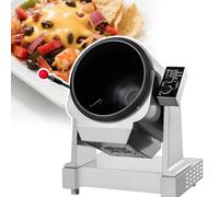 Robot giratorio con inclinación de 7 posiciones, control digital LED, cocina automática con olla recubierta de cerámica de 1,5 kg, diseño de encimera para cocinar sin esfuerzo