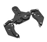 Robot Gripper Kit | 85mm Metal Gripper with Curved & Flat Jaws | Detachable Extension Rails for Industrial/DIY Robots | Sturdy Replacement Parts