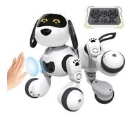 Robot inteligente para niños con inteligencia artificial controlable con gesto de las manos, control de palma, mando interactivo programable por infrarrojos, tecnología avanzada táctil con LED sonidos