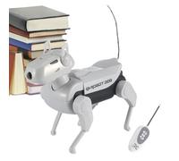 Robot inteligente perro juguete - Robot eléctrico para mascotas a distancia, Acciones de baile en curso, experiencia creativa de entretenimiento familiar con movimientos programables | momento