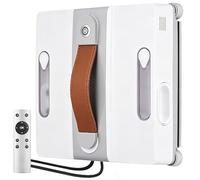 Robot Limpiacristales, 3500pa Limpia Cristales Electrico Ventanas con Mando, 3 Modos Limpieza,Navegación Inteligente,6 Paños de Limpieza, Limpiacristales Electrico para Ventanas, Espejos y Azulejos