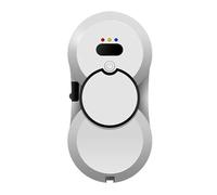 Robot limpiacristales, aspiradora eléctrica ultradelgada para cristales con pulverizador de agua y mando a distancia, depósito de 30 ml, motor sin escobillas, retorno automático, sistema de segurida