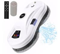 Robot Limpiacristales Automático, Robot Limpieza de Ventanas Electrico 2800PA, Robot Limpia Cristales Inteligente con Pulverización,Control Remoto, Robot Vidrio para Todas Las Superficies Lisas