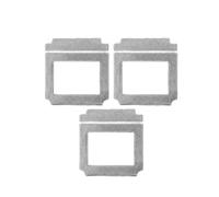 Robot Limpiacristales Con Mopa Y Paños Cuadrados, Compatible Con Purerobo, W-V1S, Accesorios Fáciles De Reemplazar.(Dark gray 3pcs)