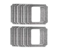 Robot Limpiacristales Con Mopas De Limpieza, Compatible Con ABIR Y WD8, Trapos Lavables Reutilizables For Limpiar Cristales Y Repuestos.(12pcs)