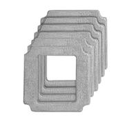 Robot Limpiacristales Con Paño De Fregona For Limpiar Cristales, Compatible Con ABIR, WD8, 21 X 21 Cm, Lavable, Ideal For Limpiar Cristales Y Ventanas.