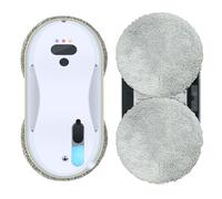 Robot limpiacristales Inteligente con Potente succión de 5600 Pa, automático con planificación de Ruta Inteligente, Funcionamiento con un Solo botón, fregona giratoria Doble, Color