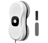 Robot Limpiacristales Robot Limpia Cristales Ventanas con Doble Jet de Agua, Limpia Cristales Electrico Ventanas Limpiacristales Automatico con Control Remoto y Navegación Inteligente