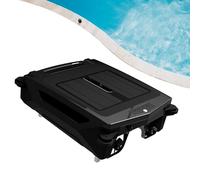 Robot limpiador automático de piscinas, funciona con energía solar con doble carga, cubre 80 ㎡, cuenta con alerta de fallos y batería de 2500 mAh, 2 modos, ideal para piscinas residenciales