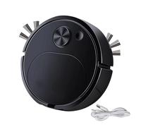 Robot limpiador de fregona: dispositivo inteligente con carga USB, aspiradora robótica eficiente, herramienta de limpieza multifuncional compacta | Ideal para derrames de polvo, residuos, pelo de