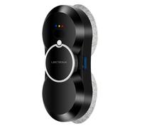 Robot limpiador de ventanas Liectroux HCR-10, tanque de agua de 30 ml, pulverización de agua ultrasónica, succión de 2800 Pa, cuerpo ultrafino de 6,8 cm HCR-10 negro