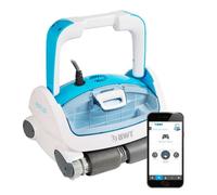 Robot limpiafondos BWT P600 APP con filtro 4D, navegación inteligente y control Bluetooth para piscinas hasta 15 m