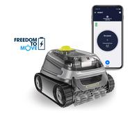 Robot limpiafondos zodiac cnx li 5520 iq freedom para fondo, línea de flotación y pared con autonomía de 120 min