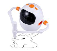 Robot máquina de dibujo para niños, juguete educativo | robot de pintura con 100 tarjetas y 5 bolígrafos, para cumpleaños, escuela primaria, educación en casa, aula, sala de juegos, , niños, 3 b