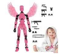 Robot móvil de múltiples articulaciones, figuras de acción móviles conjuntas,Figura impresa en 3D - Juguete móvil de múltiples articulaciones, figuras de acción multiarticulares para niños y adultos