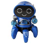 Robot musical musical dancing robot,17 x 13,5 cm interactivo Octopus-Shaped Walking Robots Toy | Spatial Intelligence Flashing Lights Intelligent Sensor Toy Robot Kid Companion for Kindergarten