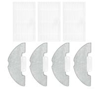 Robot Partes de aspiradora para Cleanova para w7 W11 W15 Vexilar W9 - Cepillo principal Cepillos laterales Filtros Almohadillas de fregona Herramienta de mantenimiento Limpieza del hogar