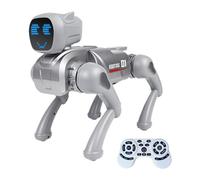 Robot perros para niños, juguetes educativos realistas de voz - Perro robot caminante inteligente mascotas, para viajar en casa Parque infantil Jardín Interior Clase Preescolar Cumpleaños Vacaciones