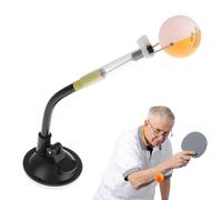 Robot Pong Trainer | Máquina fija de bola de pong de rebote rápido con clip tipo lechón - Mesa estable Accesorios de tenis para entrenamiento, caricias, ejercicio, niños y adultos Mesa al aire libre