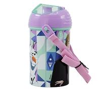 Botella infantil con correa de 450 ml de Frozen
