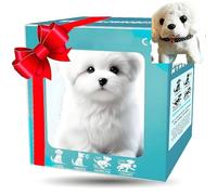 Robot Puppy Mis Cachorros robóticos realistas Que actúa como un Cachorro Real para Adultos Caminando Ladrando Meneando la Cola C