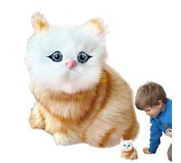 Robot realista - Juguete para gatos - Caminata interactiva y gatito maullido | Divertido gato robot electrónico para niños | Robot gato portátil y creativo para entretenimiento en el hogar y educación