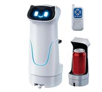 Robot Repartidor - Vehículo Teledirigido | Juguete Inteligente Interactivo | Coche A Control Remoto Con Batería Recargable, Sensor De Gestos, Compartimento Para Alimentos, Juguete Educativo STEM Para