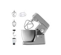 Robot repostero KENWOOD KVL4110S Chef XL - Bol de acero inoxidable 6,7 L - Kit de repostería y batidora incluidos - movimiento planetario - plateado