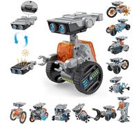 Robot Solar, 12 en 1 Juguete Stem para Niños de 8 a 12 años, Juguete de Construcción con Panel Solar y Batería, Robots de Ingeniería Educativos Juguetes para Niños Niñas