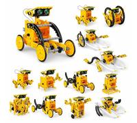 Robot Solar para Niños 12 en 1, Kit de Construcción Robótica con Experimentos Científicos DIY, Juguete Educativo de Energía Solar con 190 Piezas para Montaje Creativo Regalo para Niños de 8 Años y Más