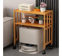 Robot - Soporte de almacenamiento al vacío, mesa auxiliar moderna con ruedas para sala de estar, oficina en casa, cocina