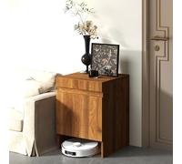 Robot - Soporte de aspiradora para armario, estante limpiador para entrada, sala de estar, comedor, cocina, oficina en casa, fácil de cambiar el agua